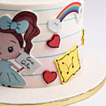 Luna the Little Dreamer Marble Cake