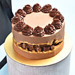 هدية باقة ورد مشكلة مع شوكولاتة ميرسي وكيك شوكولاتة