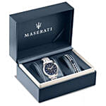 Maserati Mens Watch And Bracelet Gift Set