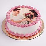 Memorable Anniversary Photo Cake 500Gm