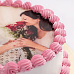 Memorable Anniversary Photo Cake 500Gm