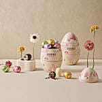 Metal Easter Eggs 18 Chocolates