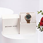 Michael Kors Lauryn Gold Tone Watch For Her