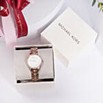 Michael Kors Lauryn Rose Gold Watch For Her