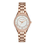 Michael Kors Lauryn Rose Gold Watch For Her