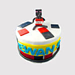 Minecraft TNT Red Velvet Cake