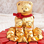 Mini Lindt Teddy Christmas Chocolates