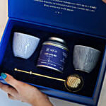 طقم شاي سيا حجم صغير مع شاي اخضر