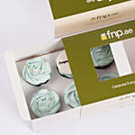 Mint Rosette Celebrations Chocolate Cup Cake