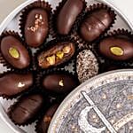 Mirzam Dark Chocolate Dates Moon Box