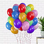 Mixed Colour 20 Latex Balloons