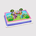 My Little Pony Themed Truffle Cake