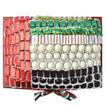 National Day Leather Tray Orange By Neuhaus