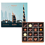 شوكولاته نيوهاوس التذكارية دبي 16 قطعة