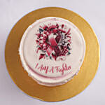 Never Give Up Red Velvet Cake