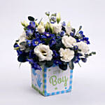 New Born Boy Congratulation Flowers