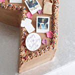 Number 9 Edible Photos Vanilla Cake