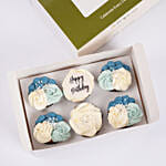 Ocean Breeze Chocolate Cupcake