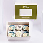 Ocean Breeze Red Velvet Cupcake