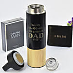 Officially Best Dad Premium Bottle With Perfume And Wallet