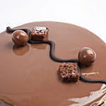 Opulent Dark Fudge Half Kg Cake