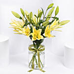 Oriental Charm Lilies Arrangement Standard