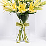 Oriental Charm Lilies Arrangement Standard