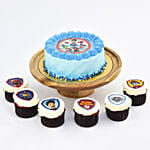 Paw Petrol Chocolate Cake and Chocolate Cupcakes For Birthday