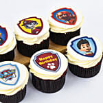 Paw Petrol Chocolate Cake and Chocolate Cupcakes For Birthday