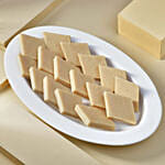 Pearl Kundan Designer Rakhi Kaju Katli