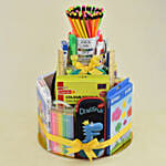 مجموعة قرطاسية كبيرة منسقة بشكل جميل مثالية للعودة للمدرسة