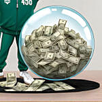 Personalised Caricature Green Tracksuit No 456