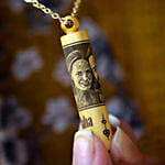 Personalised Engraved Golden Necklace