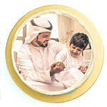 Personalised Fathers Day Cake 4 Portion