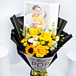 Personalised Flower Bouquet For Father