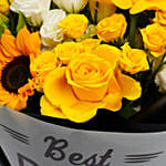 Personalised Flower Bouquet For Father