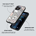 Personalised Iphone 13 Case With Floral Pattern