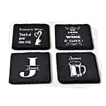 Personalised Slate Coasters- Set Of 4