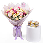 Petals of Gratitude with Ferrero Rocher