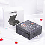 Personalised Valentines day Vintage Bluetooth Record Player