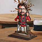 مجسم كاريكاتوري متسلق