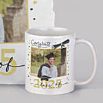 Personalized Graduation Gift Set   Mug and Cushion Combo