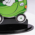 Personlized Easter Rabbit Car Caricature