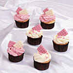 Pink Bliss Bites Red Velvet Cupcake