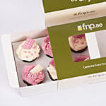 Pink Bliss Bites Red Velvet Cupcake