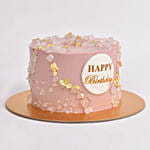 Pink Blossom Celebration Chocolate Cake