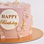 Pink Blossom Celebration Vanilla Cake