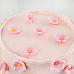 Pink Blossom Delight Chocolate Cake Marble