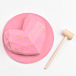 Pink Heart Shape Pinata Chocolate