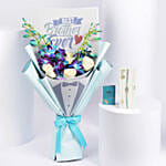 Premium Rakhi With Best Brother Bouquet